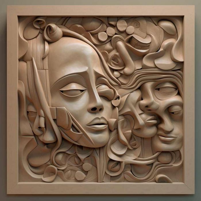 نموذج ثلاثي الأبعاد لآلة CNC 3D Art 